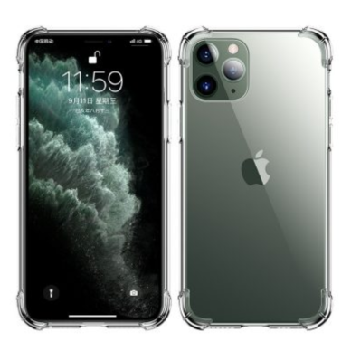 [Užsakomoji prekė] Dėklas iPhone 15 Plus - Techsuit Shockproof silikoninis - Permatomas