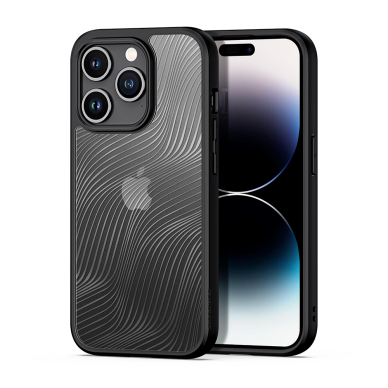 [Užsakomoji prekė] Dėklas iPhone 15 Pro - Dux Ducis Aimo Series - Juodas