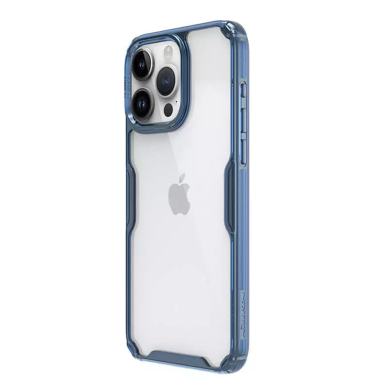 [Užsakomoji prekė] Dėklas iPhone 15 Pro Max - Nillkin Nature TPU Case - Mėlynas 6