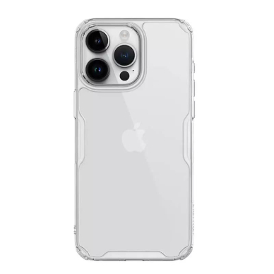 [Užsakomoji prekė] Dėklas iPhone 15 Pro Max - Nillkin Nature TPU Case - Transparent 1