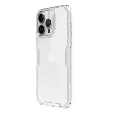 [Užsakomoji prekė] Dėklas iPhone 15 Pro Max - Nillkin Nature TPU Case - Transparent 5