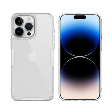 [Užsakomoji prekė] Dėklas iPhone 15 Pro Max - Nillkin Nature TPU Case - Transparent