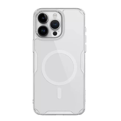 [Užsakomoji prekė] Dėklas iPhone 15 Pro Max - Nillkin Nature TPU MagSafe Case - Transparent 2