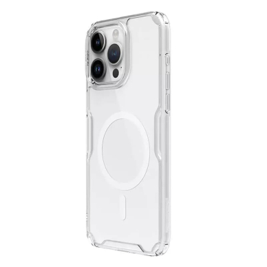 [Užsakomoji prekė] Dėklas iPhone 15 Pro Max - Nillkin Nature TPU MagSafe Case - Transparent 4