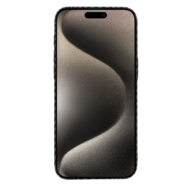 [Užsakomoji prekė] Dėklas iPhone 15 Pro Max - Techsuit Carbonite FiberShell - juodas 1