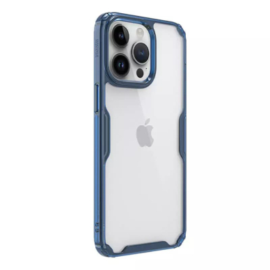 [Užsakomoji prekė] Dėklas iPhone 15 Pro - Nillkin Nature TPU Case - Mėlynas 4