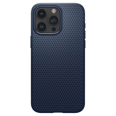 [Užsakomoji prekė] Dėklas iPhone 15 Pro - Spigen Liquid Air - Navy Mėlynas 1