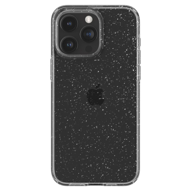 [Užsakomoji prekė] Dėklas iPhone 15 Pro - Spigen Liquid Crystal Glitter - Skaidrus - Blizgučiai 1