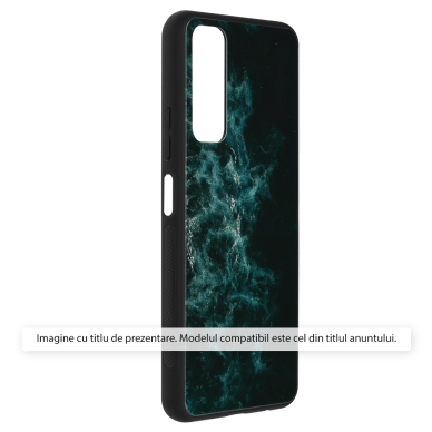 [Užsakomoji prekė] Dėklas iPhone 15 Pro - Techsuit Glaze Series - Mėlynas Nebula