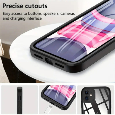 [Užsakomoji prekė] Dėklas iPhone 16 + Cover - Techsuit ColorVerse 360 Series - violetinis 4