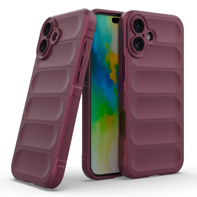 [Užsakomoji prekė] Dėklas iPhone 16 Plus - Techsuit Magic Shield - Bordo