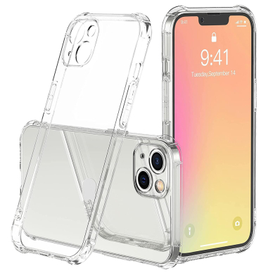 [Užsakomoji prekė] Dėklas iPhone 16 Plus - Techsuit Shockproof Clear Silicone - permatomas 3