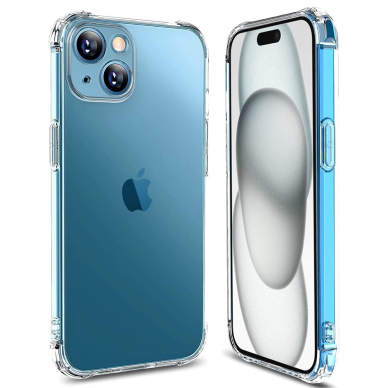 [Užsakomoji prekė] Dėklas iPhone 16 Plus - Techsuit Shockproof Clear Silicone - permatomas