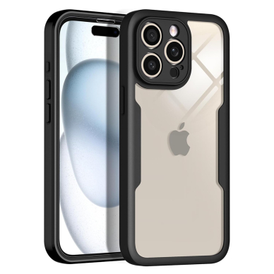 [Užsakomoji prekė] Dėklas iPhone 16 Pro + Cover - Techsuit ColorVerse 360 Series - juodas 1