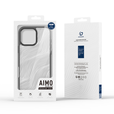 [Užsakomoji prekė] Dėklas iPhone 16 Pro Max - Dux Ducis Aimo Series - Juodas 6