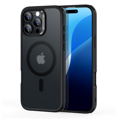 [Užsakomoji prekė] Dėklas iPhone 16 Pro Max - ESR Classic Hybrid HaloLock - Frosted Black