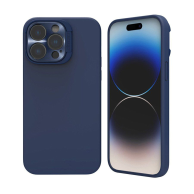 [Užsakomoji prekė] Dėklas iPhone 16 Pro Max - Nillkin Lens Wing Magnetic - Mėlynas