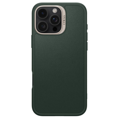 [Užsakomoji prekė] Dėklas iPhone 16 Pro Max - Spigen Cyrill Kajuk MagSafe - Forest Green 2