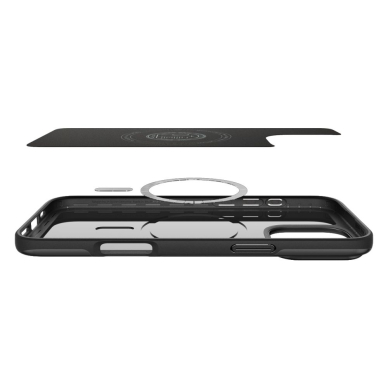 [Užsakomoji prekė] Dėklas iPhone 16 Pro Max - Spigen Thin Fit MagSafe - juodas 5