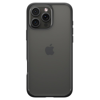 [Užsakomoji prekė] Dėklas iPhone 16 Pro Max - Spigen Ultra Hybrid - Matte Black 1