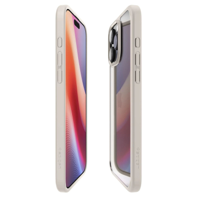 [Užsakomoji prekė] Dėklas iPhone 16 Pro Max - Spigen Ultra Hybrid - Natural Titanium 5