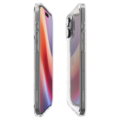 [Užsakomoji prekė] Dėklas iPhone 16 Pro Max - Spigen Ultra Hybrid - permatomas 5