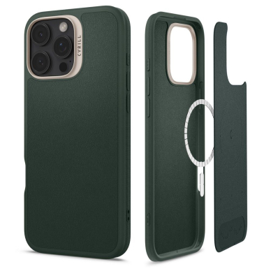 [Užsakomoji prekė] Dėklas iPhone 16 Pro - Spigen Cyrill Kajuk MagSafe - Forest Green