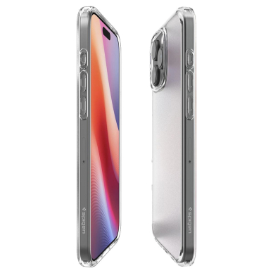 [Užsakomoji prekė] Dėklas iPhone 16 Pro - Spigen Ultra Hybrid - Frost Clear 4