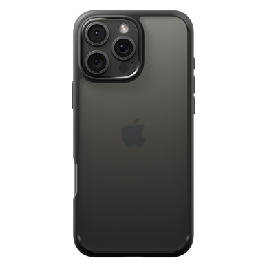 [Užsakomoji prekė] Dėklas iPhone 16 Pro - Spigen Ultra Hybrid - Matte Black 2