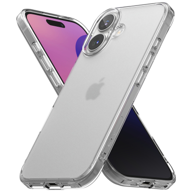 [Užsakomoji prekė] Dėklas iPhone 16 - Ringke Fusion - Matte Clear 2