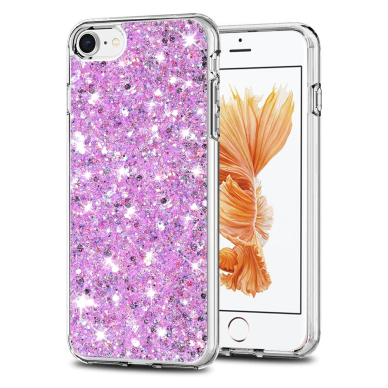 [Užsakomoji prekė] Dėklas iPhone 6/ 6S - Techsuit Sparkly Glitter - Magenta