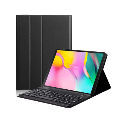 [Užsakomoji prekė] Dėklas klaviatūra iPad Pro 12.9 (2018/2020/2021/2022) / Air 13 (2024) - Techsuit CozyTab Case - Juodas