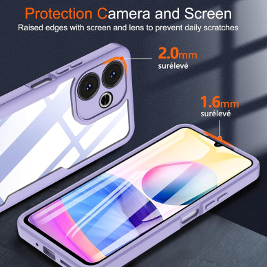 [Užsakomoji prekė] Dėklas Samsung Galaxy A06 + Cover - Techsuit ColorVerse 360 Series - Violetinis 4