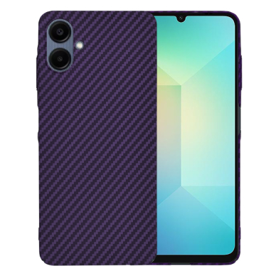 [Užsakomoji prekė] Dėklas Samsung Galaxy A06 - Techsuit Carbonite FiberShell - Violetinis