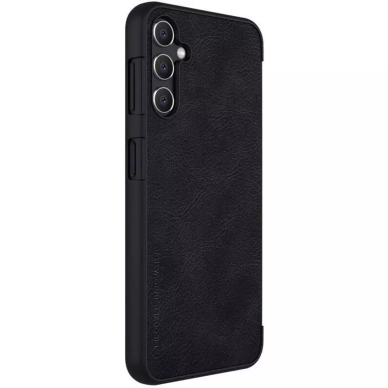 [Užsakomoji prekė] Dėklas Samsung Galaxy A14 4G / 5G - Nillkin QIN Leather Case - Juodas 3