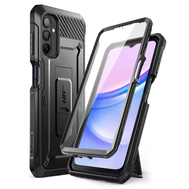 [Užsakomoji prekė] Dėklas Samsung Galaxy A15 4G / A15 5G - Supcase Unicorn Beetle Pro - Juodas 1