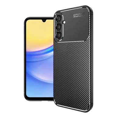 [Užsakomoji prekė] Dėklas Samsung Galaxy A16 4G / A16 5G - Techsuit CarbonFiber - Juodas