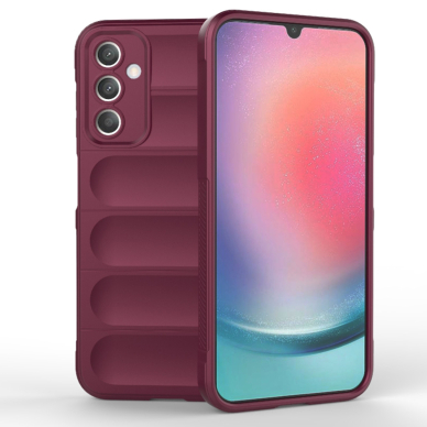 [Užsakomoji prekė] Dėklas Samsung Galaxy A25 5G - Techsuit Magic Shield - Bordo