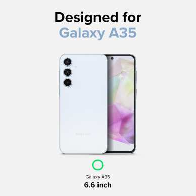 [Užsakomoji prekė] Dėklas Samsung Galaxy A35 5G - Ringke Fusion Card - Permatomas 3