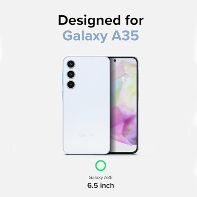 [Užsakomoji prekė] Dėklas Samsung Galaxy A35 5G - Ringke Fusion - Matte Clear 3