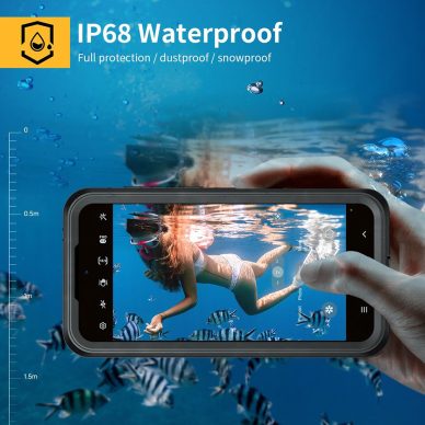 [Užsakomoji prekė] Dėklas Samsung Galaxy A35 5G - ShellBox Waterproof IP68 Case - Juodas 2