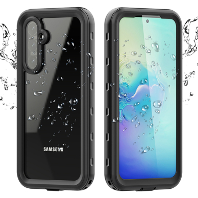 [Užsakomoji prekė] Dėklas Samsung Galaxy A54 - ShellBox Waterproof IP68 Case - Juodas