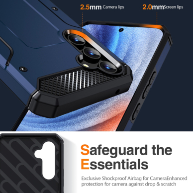 [Užsakomoji prekė] Dėklas Samsung Galaxy A54 - Techsuit Hybrid Armor Kickstand - Mėlynas 4