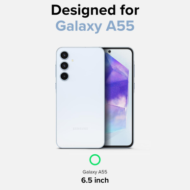 [Užsakomoji prekė] Dėklas Samsung Galaxy A55 5G - Ringke Fusion Card - Permatomas 1