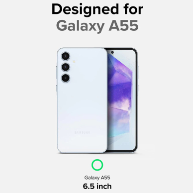 [Užsakomoji prekė] Dėklas Samsung Galaxy A55 5G - Ringke Fusion X Design - Camo Black 5