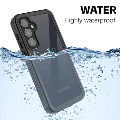 [Užsakomoji prekė] Dėklas Samsung Galaxy A55 5G - ShellBox Waterproof IP68 Case - Juodas 2