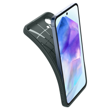 [Užsakomoji prekė] Dėklas Samsung Galaxy A55 5G - Spigen Liquid Air - Abyss Green 6