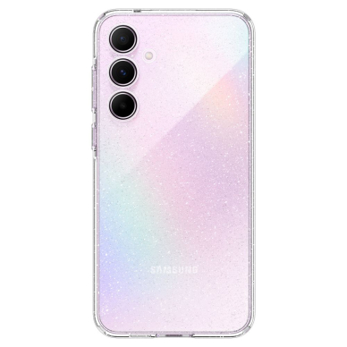 [Užsakomoji prekė] Dėklas Samsung Galaxy A55 5G - Spigen Liquid Crystal Glitter - Crystal Quartz 1