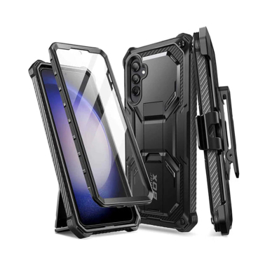 [Užsakomoji prekė] Dėklas Samsung Galaxy S23 FE + Folie - I-Blason Armorbox - Juodas