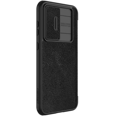 [Užsakomoji prekė] Dėklas Samsung Galaxy S23 FE - Nillkin Qin Pro Leather Case - Juodas 3